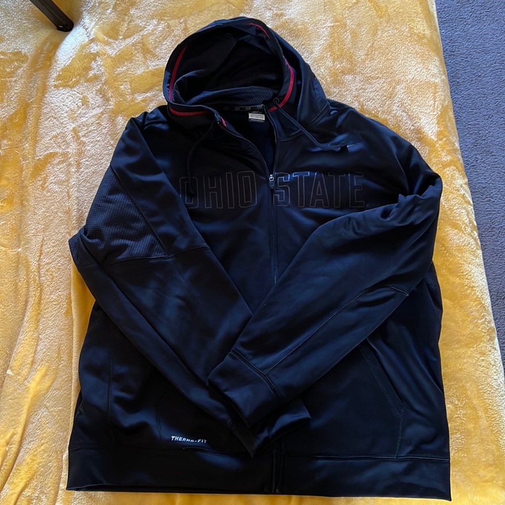 MENS XXL OHIO STATE NIKE ZIP UP XXL